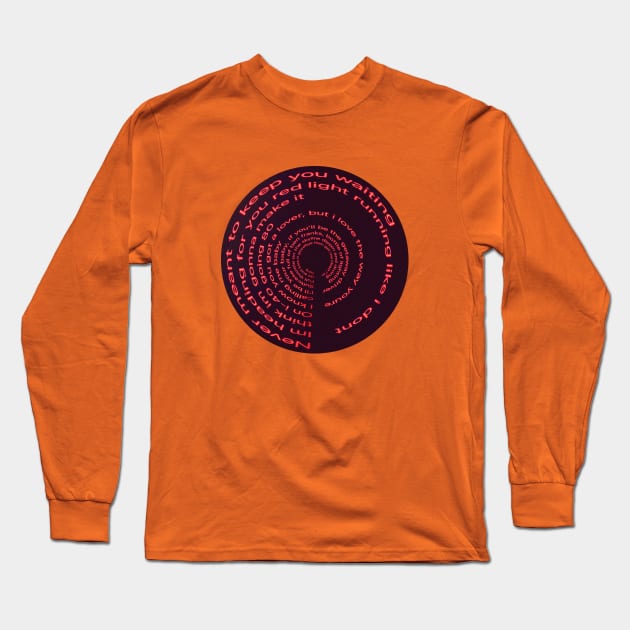 Laela Lyrics Long Sleeve T-Shirt by Owen St Merch